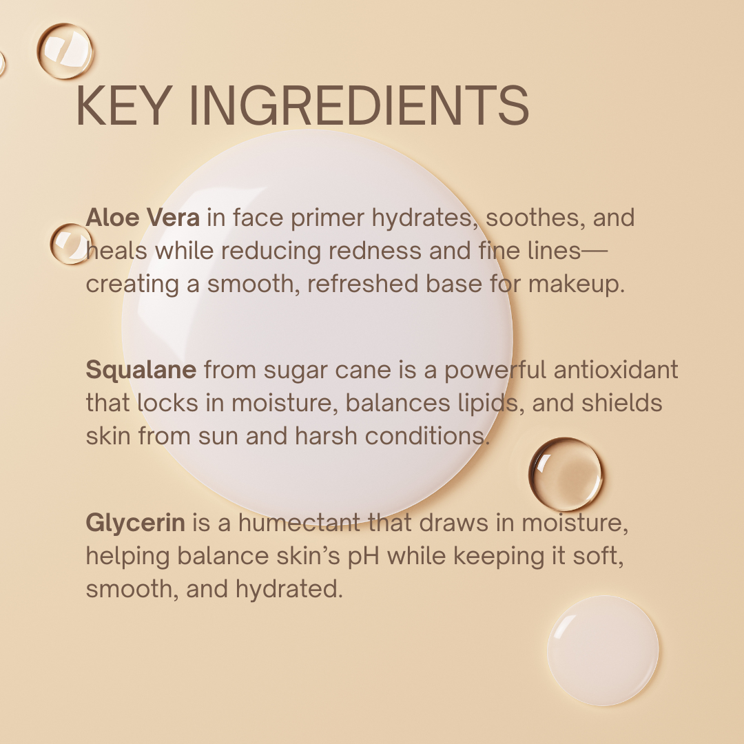 Taylor Made Organics - Face Primer | Clean Makeup Primer with Aloe Vera & Squalane - Lavenders Blue Home and Body Boutique 