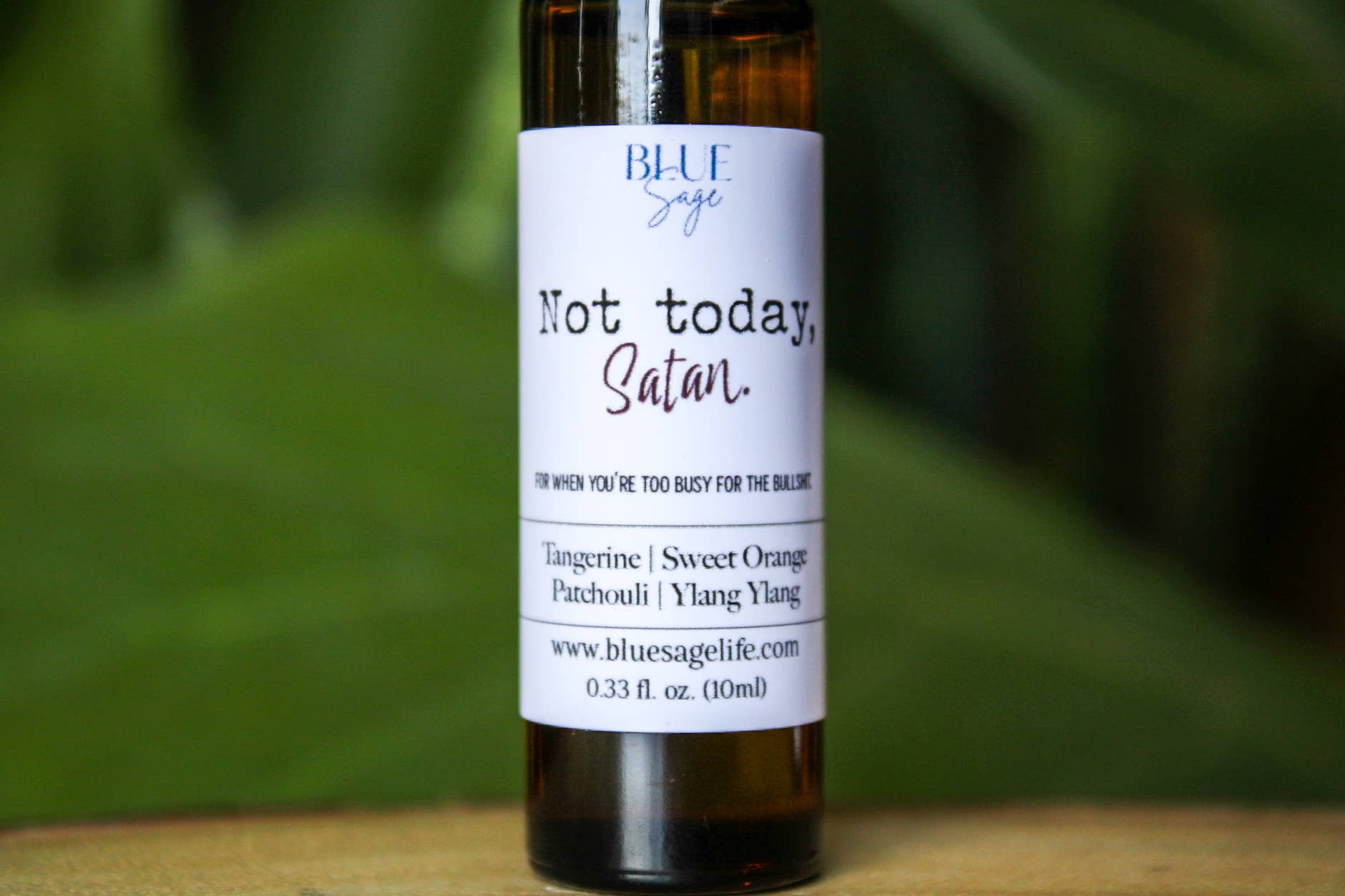 Blue Sage - Not Today Satan | Essential Oil Aromatherapy Roller - Lavenders Blue Home and Body Boutique 