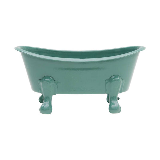 Foreside Home & Garden - Mini Bathtub Planter Soap Dish Sage - Lavenders Blue Home and Body Boutique 