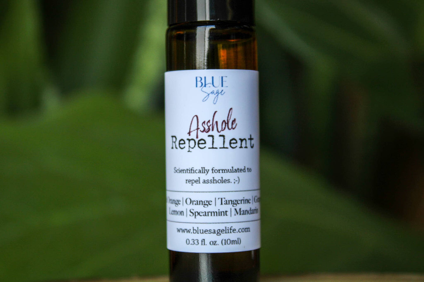 Blue Sage - A**hole Repellent Essential Oil Aromatherapy Roller | Funny Gifts - Lavenders Blue Home and Body Boutique 