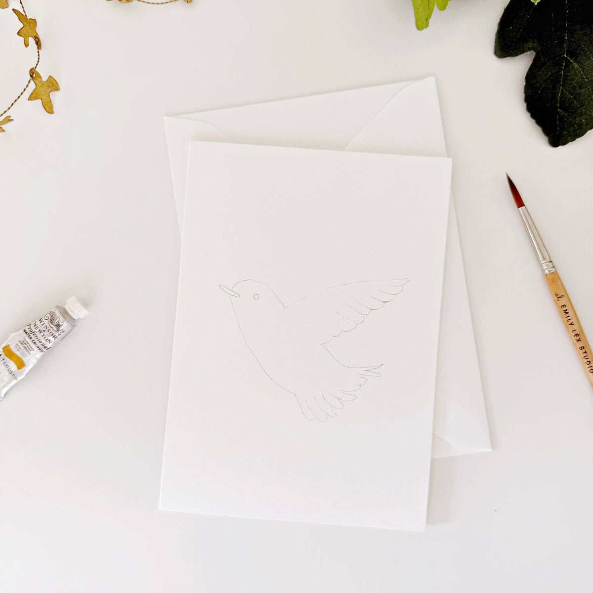emily lex studio - Backyard birds paintable notecards - Lavenders Blue Home and Body Boutique 