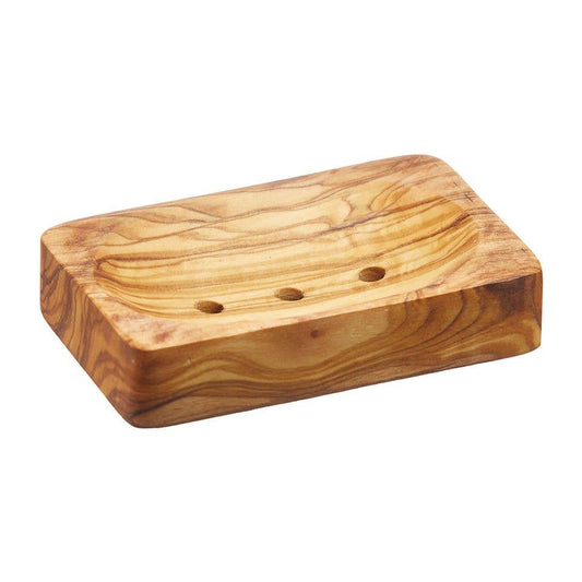 ecoLiving - Olive Wood Soap Dish - Rectangle - Lavenders Blue Home and Body Boutique 