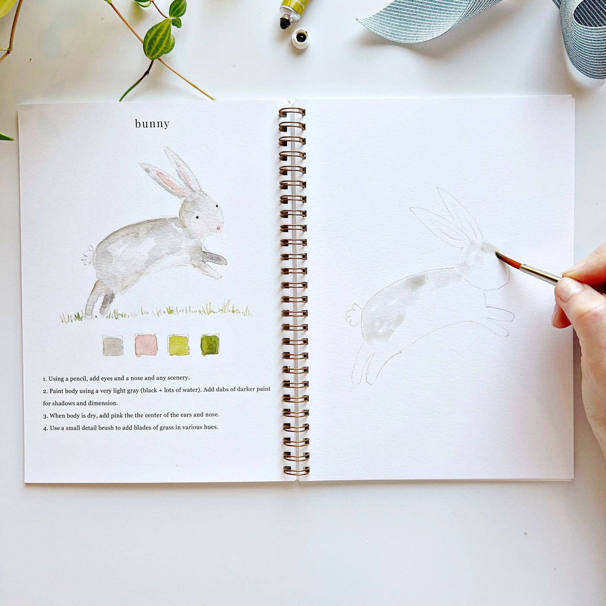 emily lex studio - Animals watercolor workbook - Lavenders Blue Home and Body Boutique 