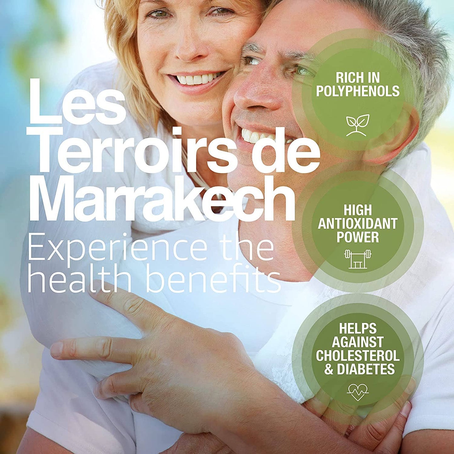 LES TERROIRS DE MARRAKECH Organic Extra Virgin Olive Oil: GLASS BOTTLE OF 500ML