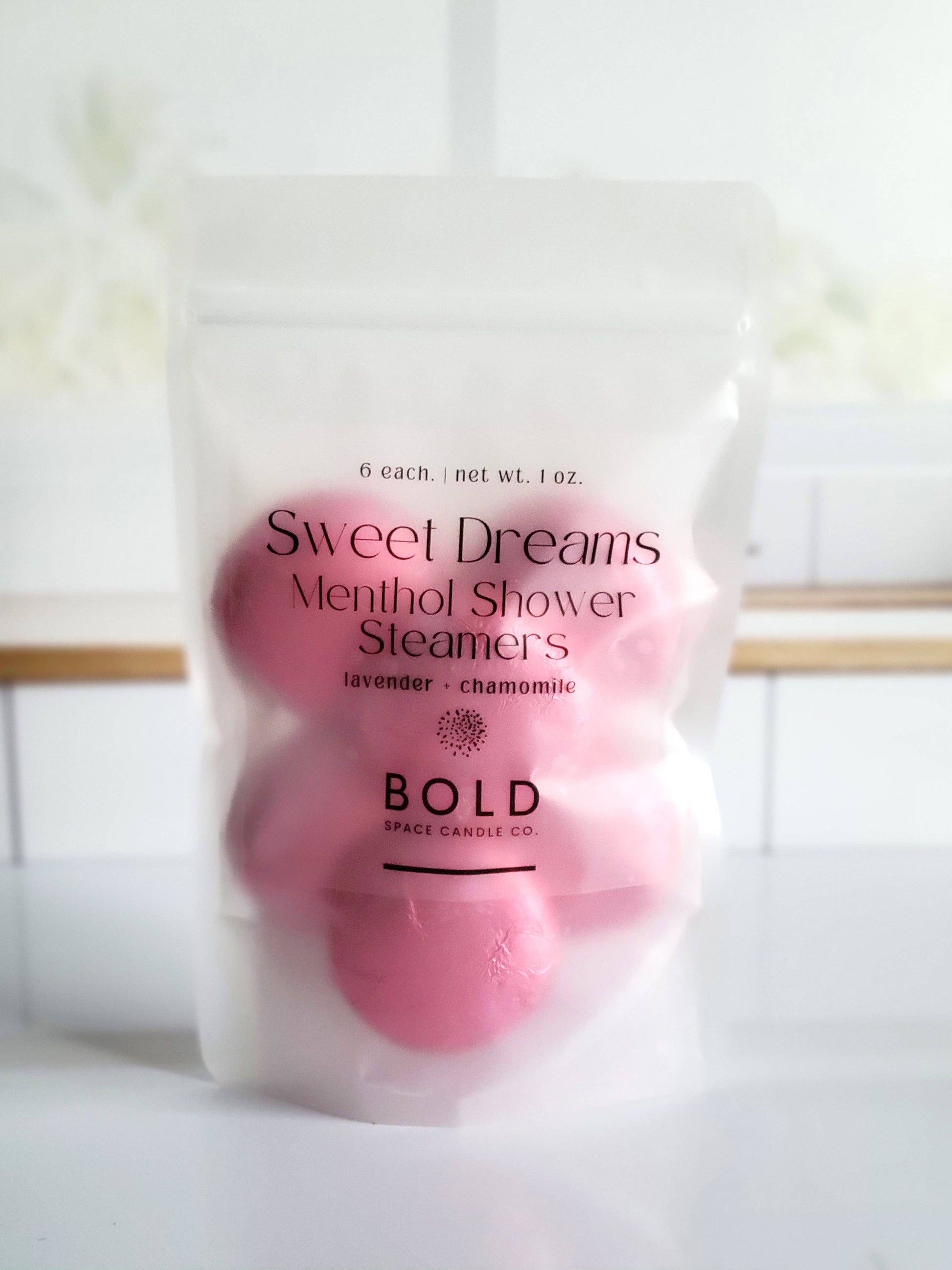 Bold Space Candle Co. - Sweet Dreams- Chamomile + Lavender Menthol Steamers 6 pack - Lavenders Blue Home and Body Boutique 