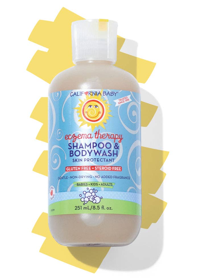 California Baby - Therapeutic Relief™ Eczema Shampoo & Bodywash: 8.5oz/251mL - Lavenders Blue Home and Body Boutique 