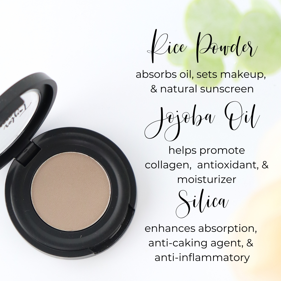 Brow Powder Deep brown Taylor Made Organics