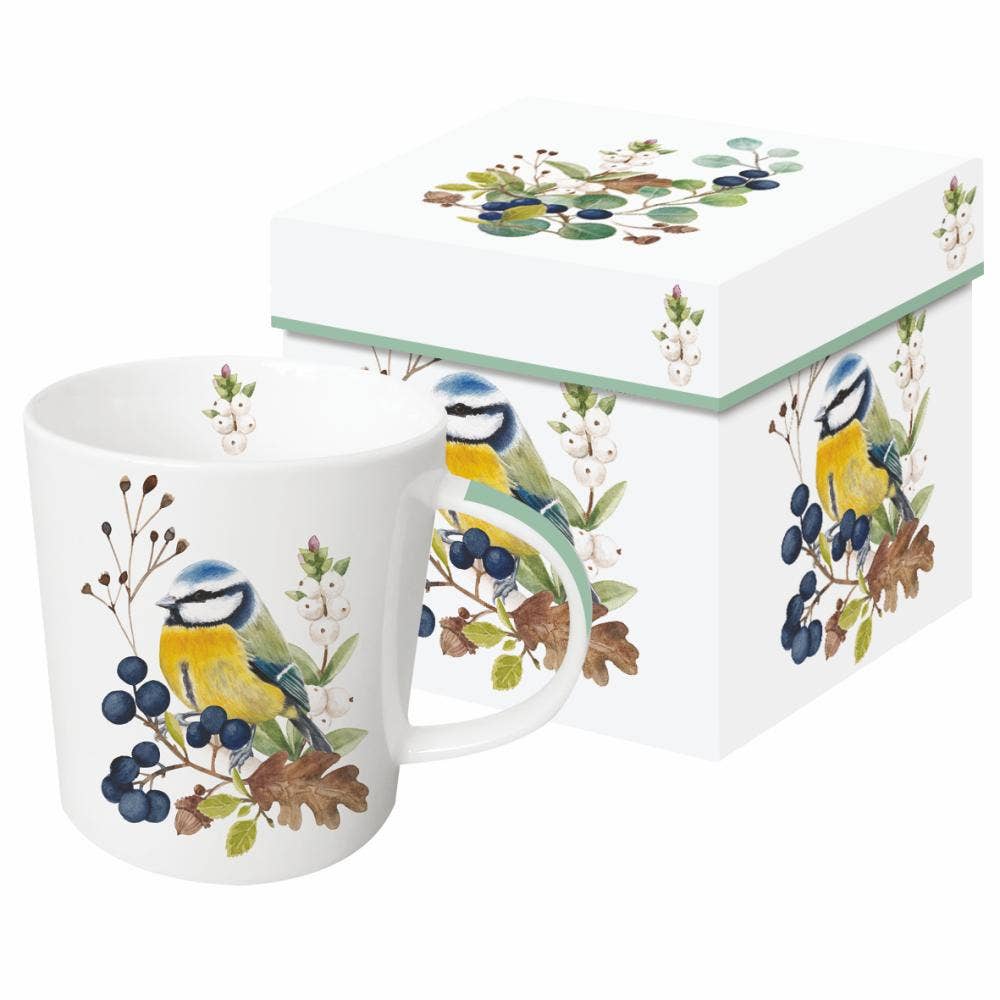 Paperproducts Design • Ambiente - MUG IN GIFT BOX-OISEAU EN NATURE - Lavenders Blue Home and Body Boutique 