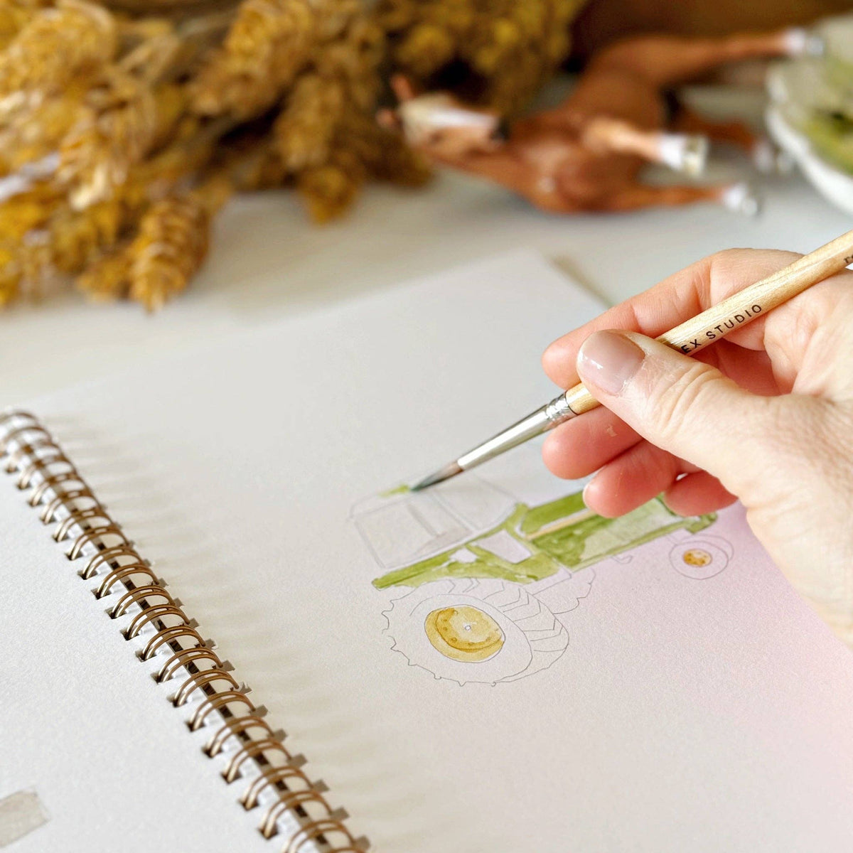 emily lex studio - Farm watercolor workbook - Lavenders Blue Home and Body Boutique 