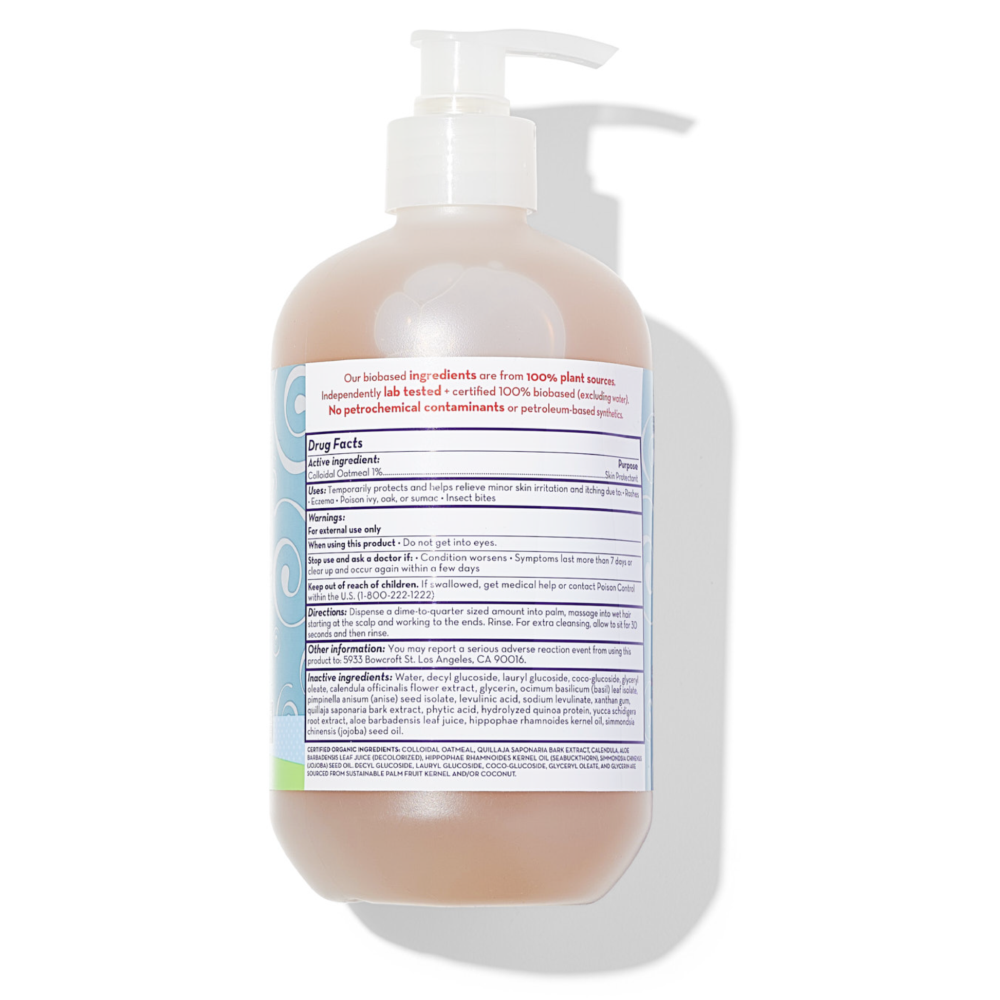 California Baby - Therapeutic Relief™ Eczema Shampoo & Bodywash: 8.5oz/251mL - Lavenders Blue Home and Body Boutique 