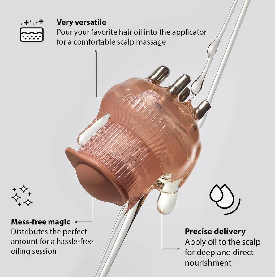 KITSCH - Scalp & Hair Oil Applicator- Terracotta - Lavenders Blue Home and Body Boutique 