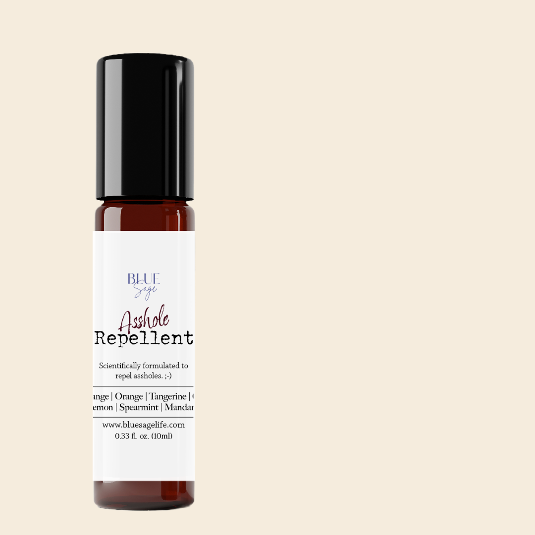 Blue Sage - A**hole Repellent Essential Oil Aromatherapy Roller | Funny Gifts - Lavenders Blue Home and Body Boutique 