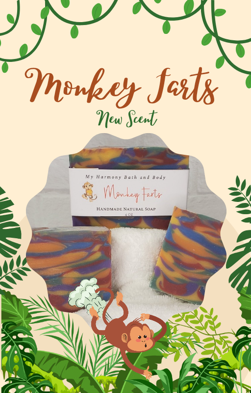 Monkey Farts Soap - Lavenders Blue Home and Body Boutique 