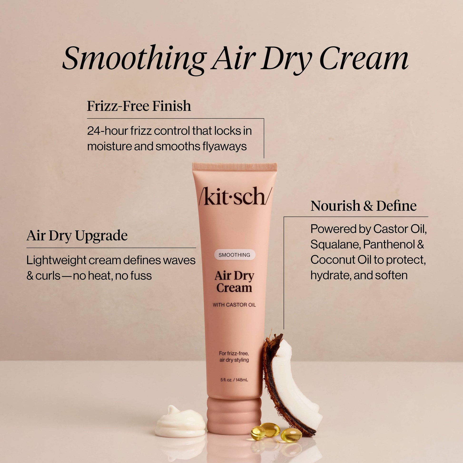 KITSCH - Smoothing Air Dry Cream - Lavenders Blue Home and Body Boutique 