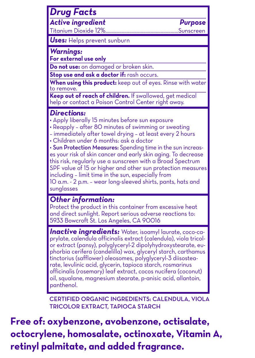 California Baby - (No Fragrance) Super Sensitive™ Broad Spectrum SPF 30+ Sunscreen: 1.8oz/51g - Lavenders Blue Home and Body Boutique 