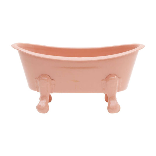 Foreside Home & Garden - Mini Bathtub Planter Soap Dish Blush - Lavenders Blue Home and Body Boutique 