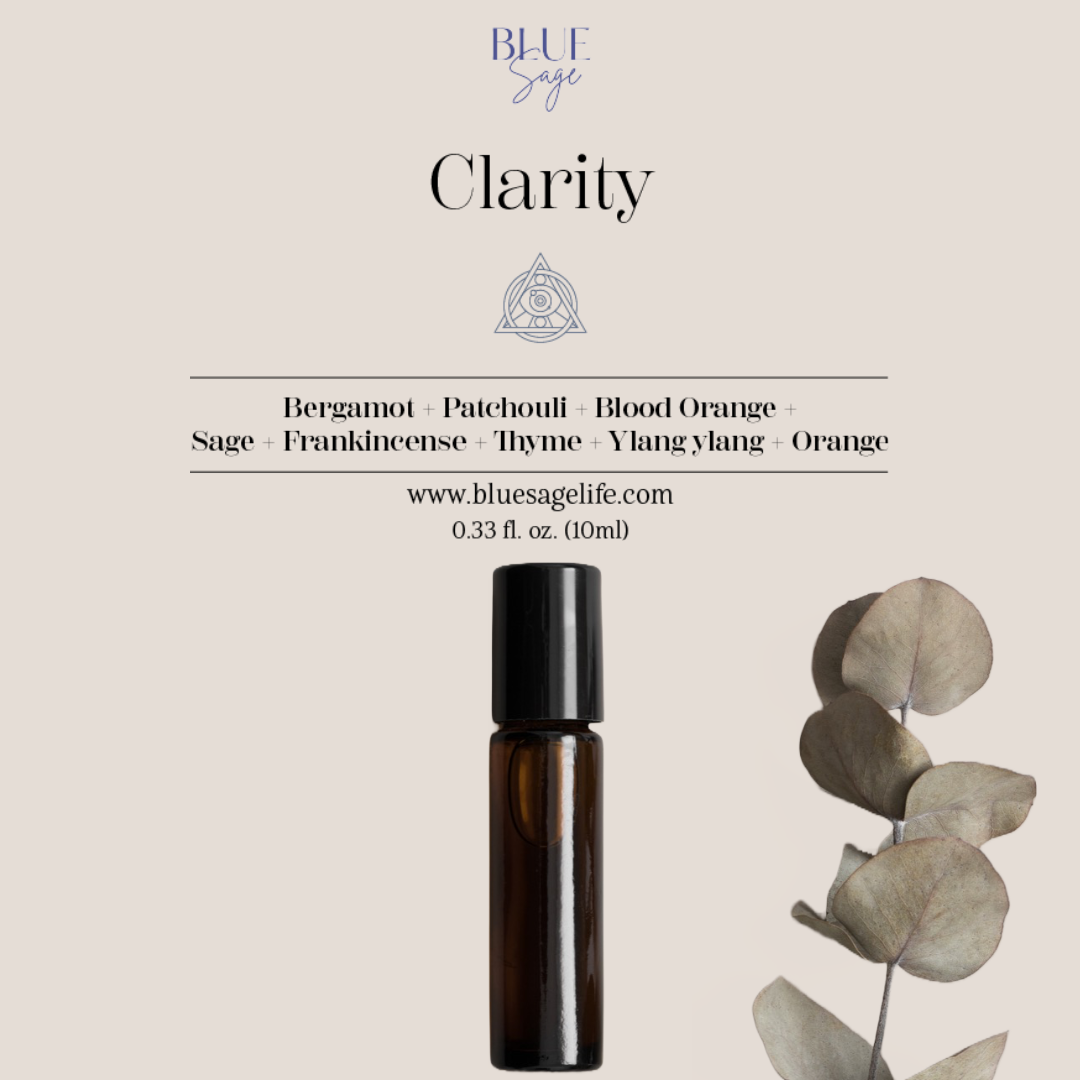 Blue Sage - Clarity Roller Blend | Essential Oil Aromatherapy Roller - Lavenders Blue Home and Body Boutique 
