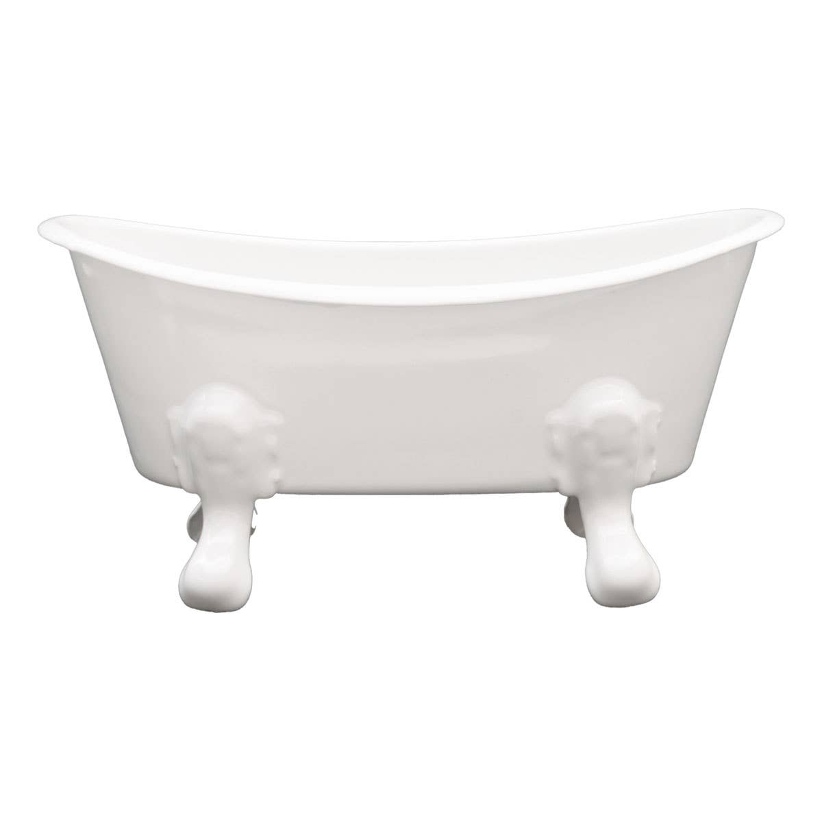 Foreside Home & Garden - Mini Bathtub Planter Soap Dish Off-White - Lavenders Blue Home and Body Boutique 