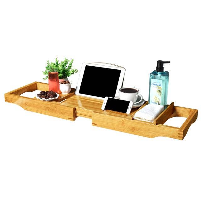 Bamboo Deluxe Bath Caddy