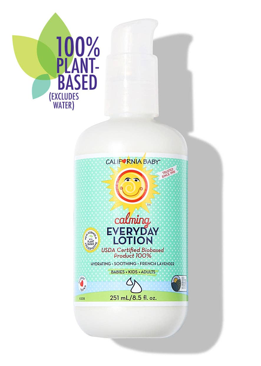California Baby - Calming™ Everyday Lotion: 8.5oz/251mL - Lavenders Blue Home and Body Boutique 