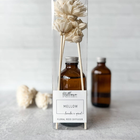 Mellow Floral Reed Diffuser | Long-Lasting Scent | Clean & Flameless Fragrance