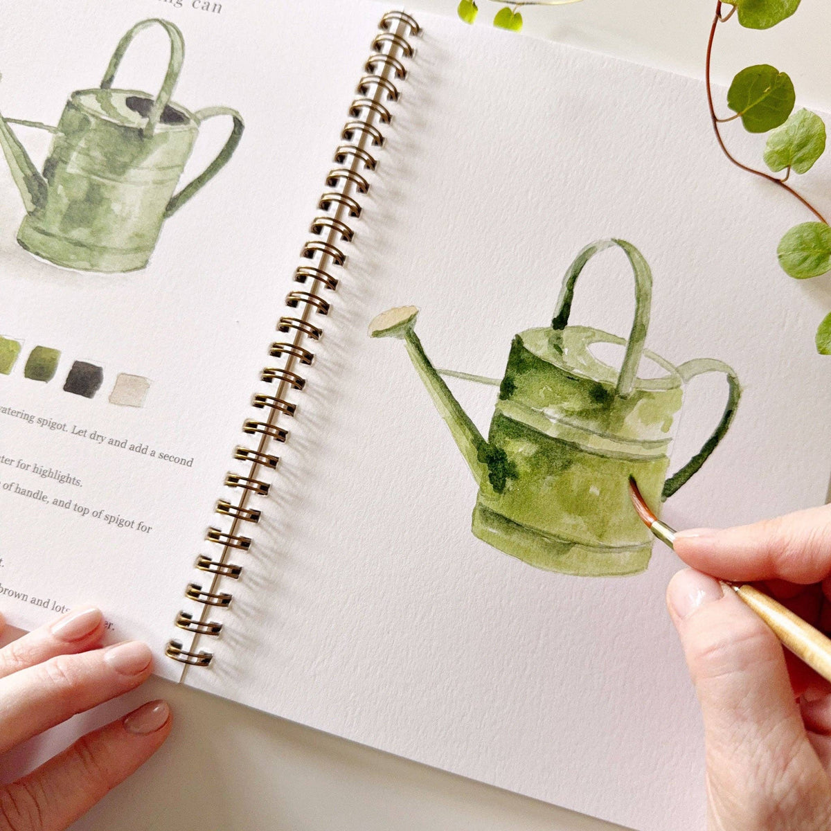 emily lex studio - Garden watercolor workbook - Lavenders Blue Home and Body Boutique 