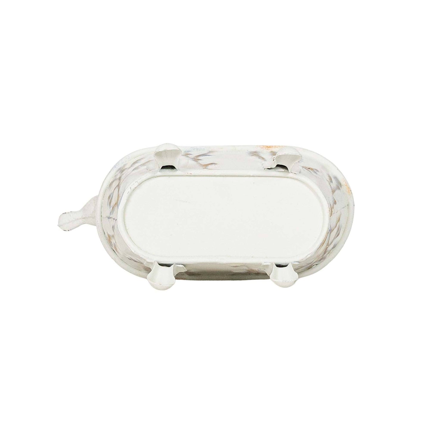 Foreside Home & Garden - Lyra Vintage Clawfoot Bathtub Mini Planter White Soap Dish - Lavenders Blue Home and Body Boutique 