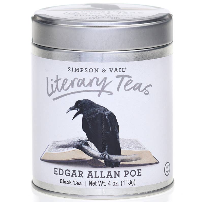 Simpson & Vail - Edgar Allan Poe’s Black Tea Blend - 4 Ounce Tin - Lavenders Blue Home and Body Boutique 