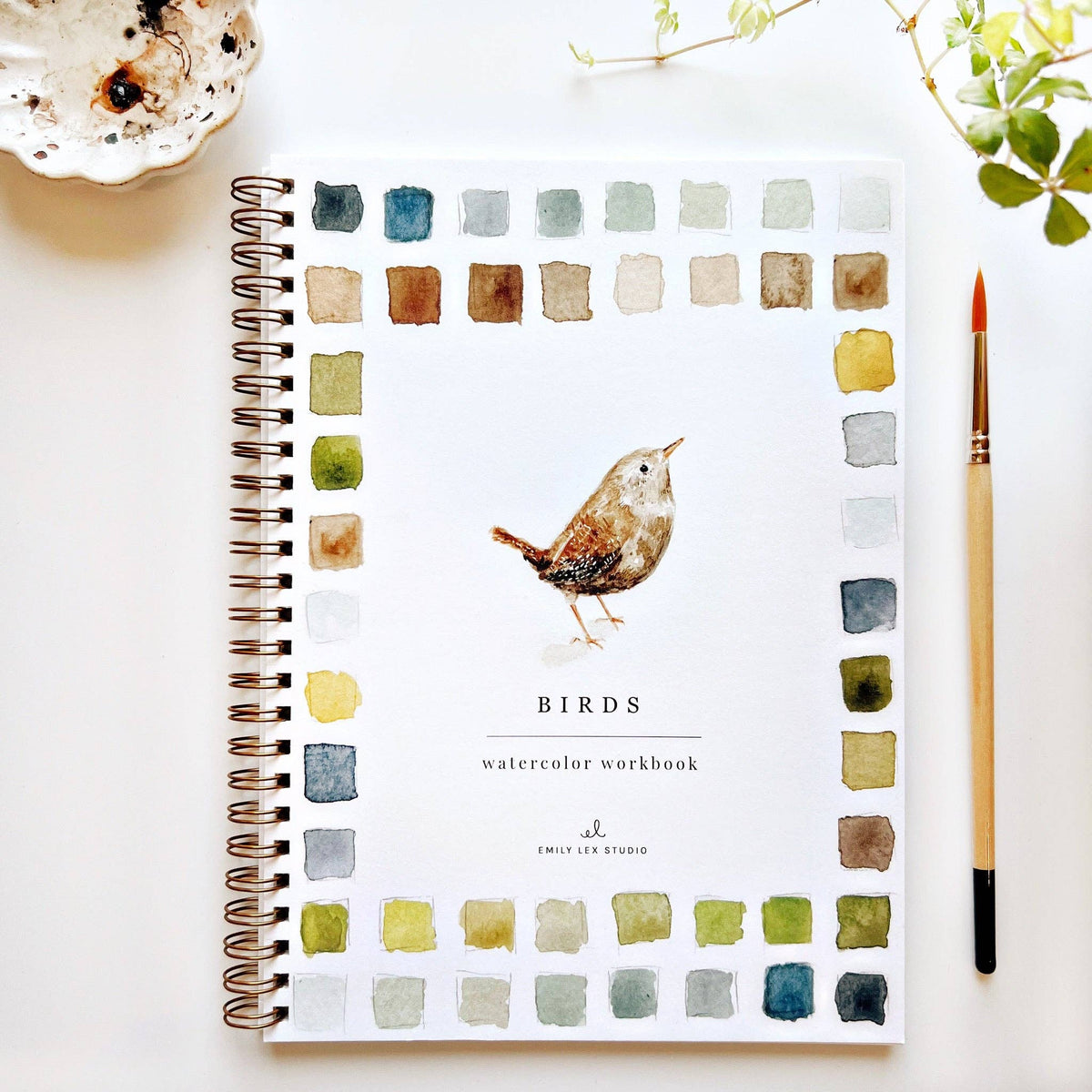 emily lex studio - Birds watercolor workbook - Lavenders Blue Home and Body Boutique 