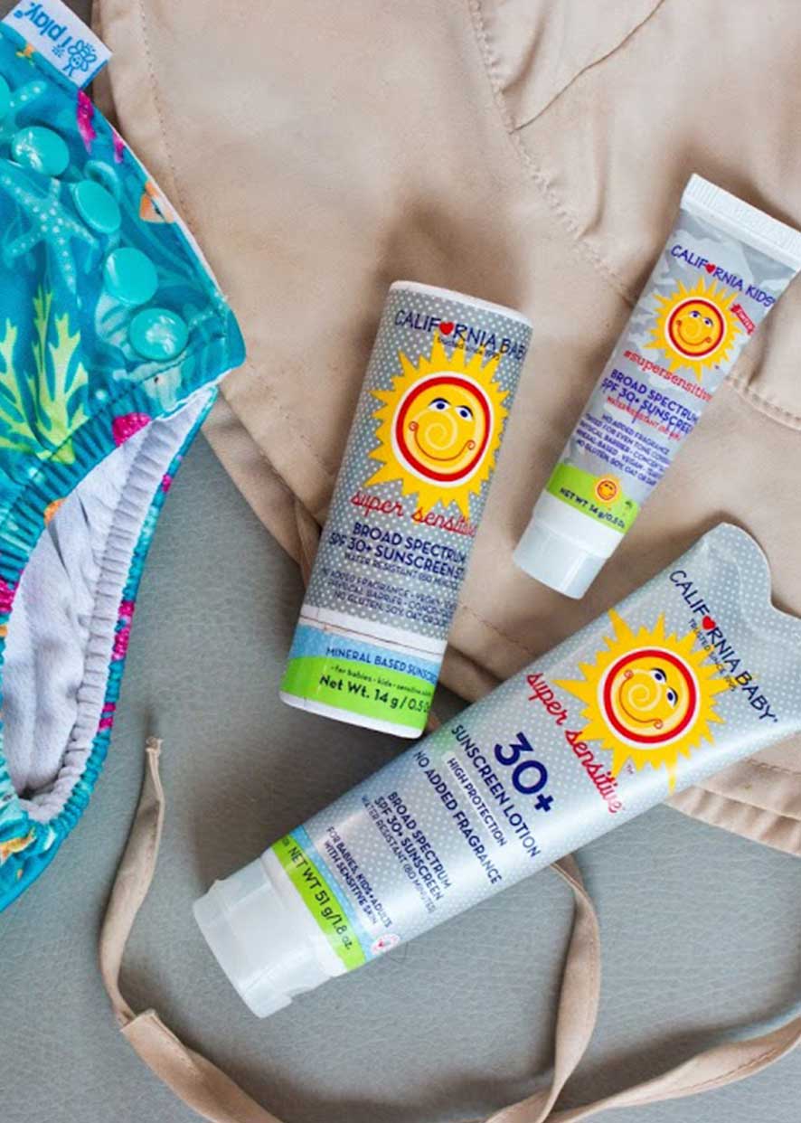 California Baby - (No Fragrance) Super Sensitive™ Broad Spectrum SPF 30+ Sunscreen: 1.8oz/51g - Lavenders Blue Home and Body Boutique 