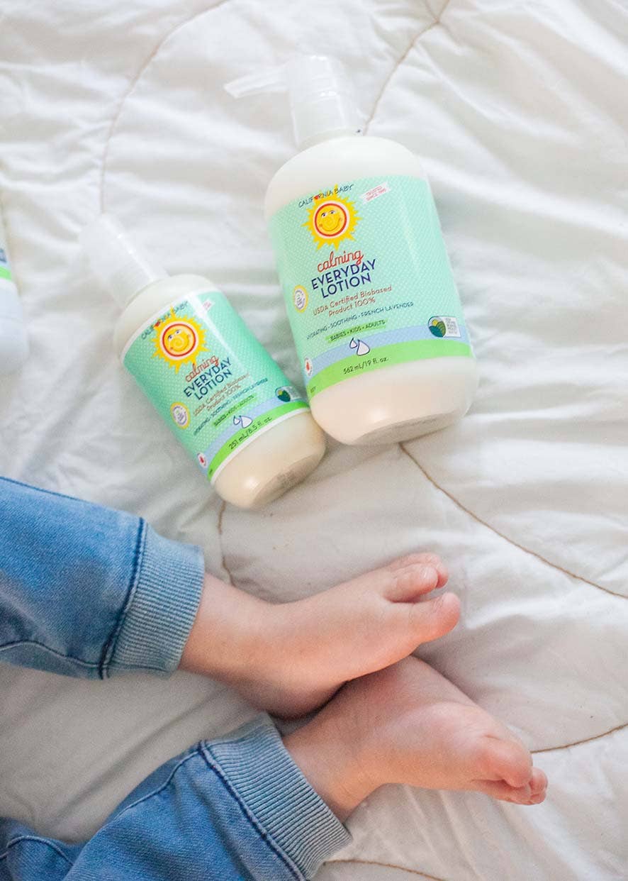 California Baby - Calming™ Everyday Lotion: 8.5oz/251mL - Lavenders Blue Home and Body Boutique 