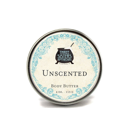 Unscented Body Butter: 4 oz.