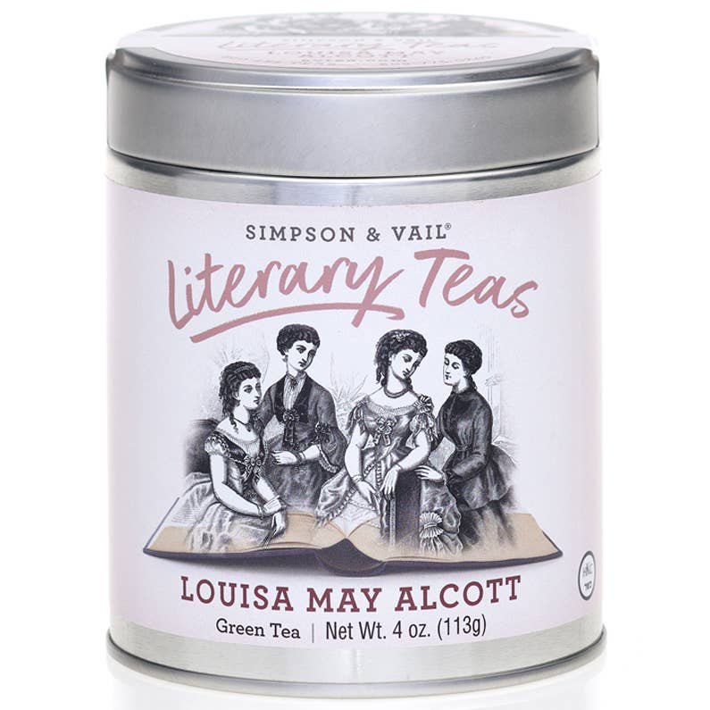 Simpson & Vail - Louisa May Alcott’s Green Tea Blend - 4 Ounce Tin - Lavenders Blue Home and Body Boutique 
