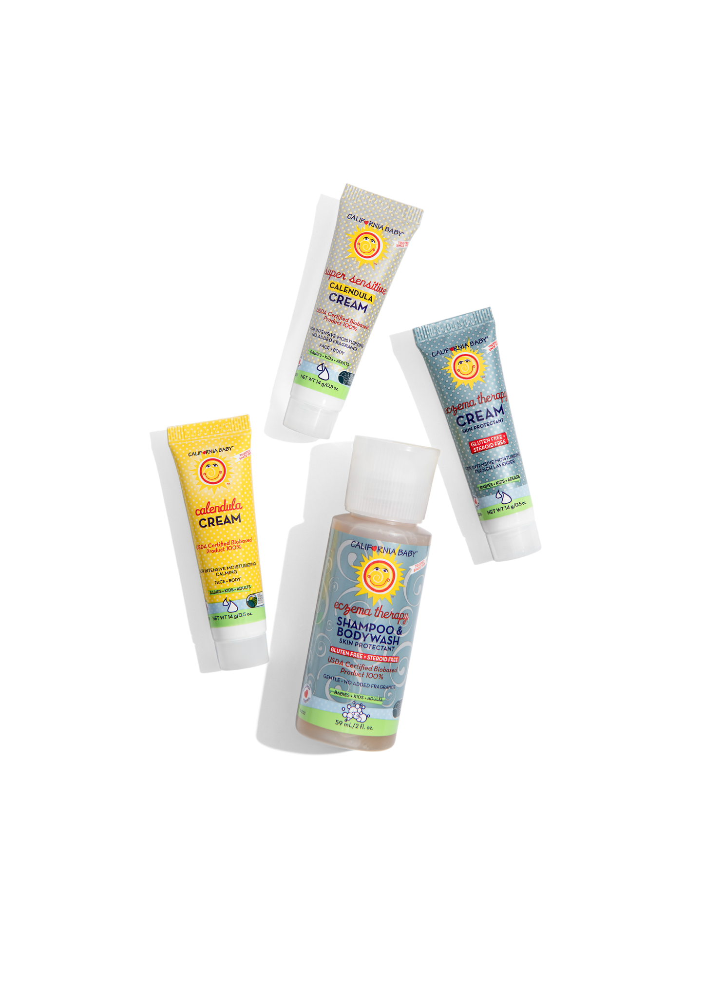 California Baby - Eczema Relief Sample Pack - Lavenders Blue Home and Body Boutique 