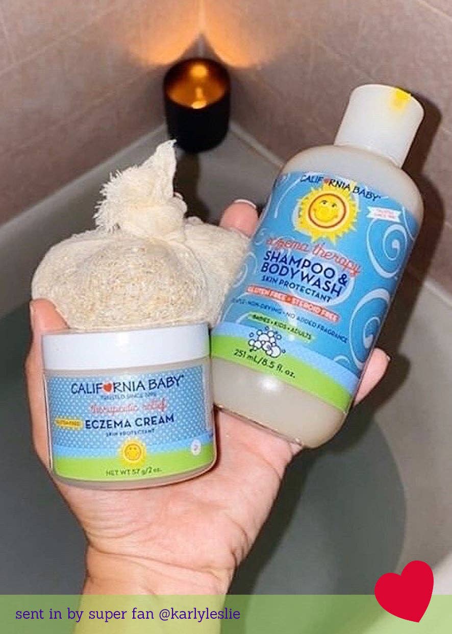California Baby - Therapeutic Relief™ Eczema Shampoo & Bodywash: 8.5oz/251mL - Lavenders Blue Home and Body Boutique 