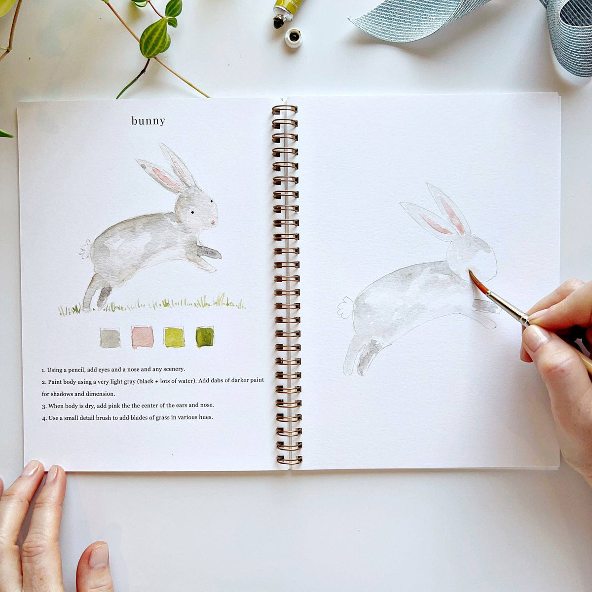 emily lex studio - Animals watercolor workbook - Lavenders Blue Home and Body Boutique 