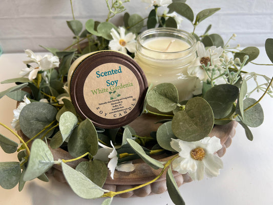 White Gardenia Soy Candle