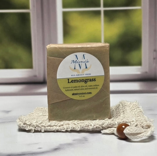 Lemongrass Soap By Mimi Skincare - Lavenders Blue Home and Body Boutique 