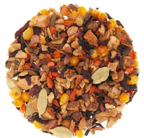 The Grateful Tea Co - Pumpkin Pie Herbal Loose-Leaf Tea, 1oz or 2oz