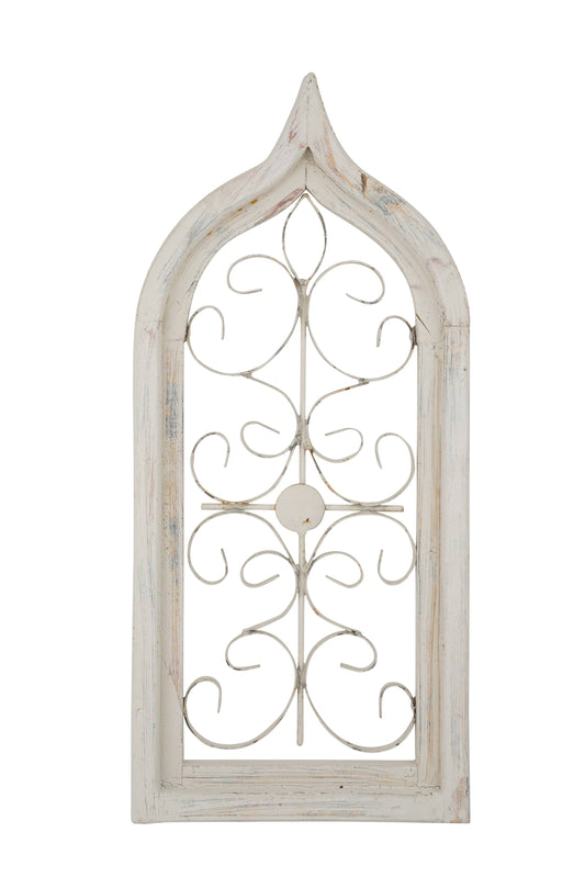 Shabby Creek Small Architectural Window-Wall-Decor-10x22 in