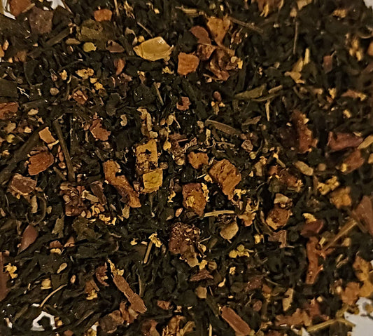 The Grateful Tea Co- Caramel Apple Crumble Green Loose-Leaf Tea, 2oz