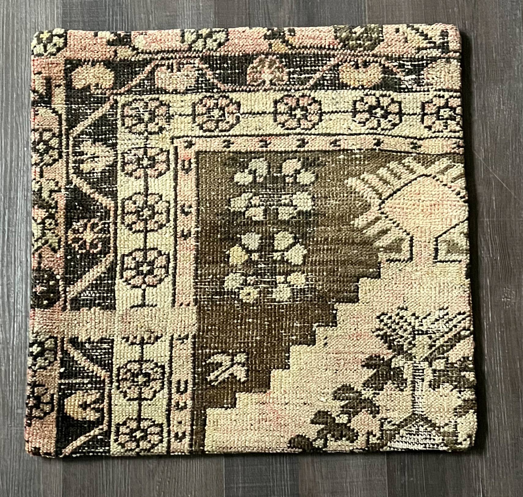 Percy Vintage Rug Pillow Cover - Lavenders Blue Home and Body Boutique 