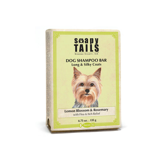 Dog Shampoo Bar Lemon & Rosemary - Long Silky Coats