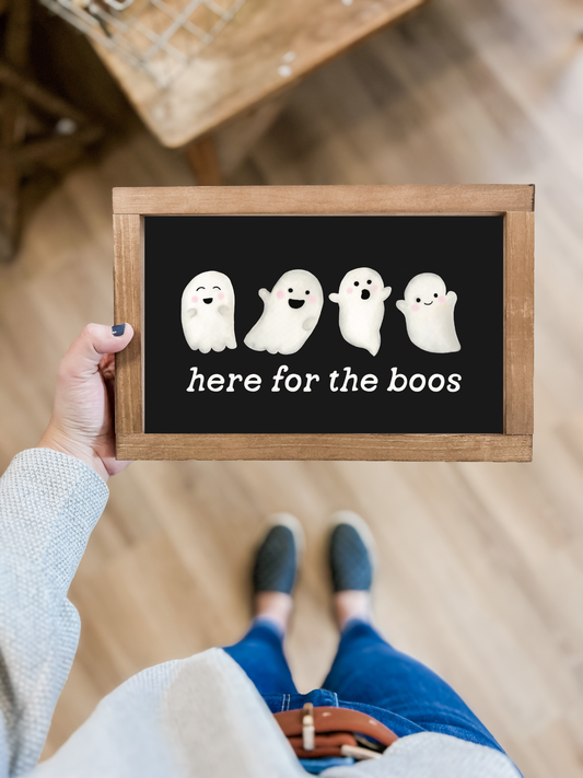 Here for the Boos Sign